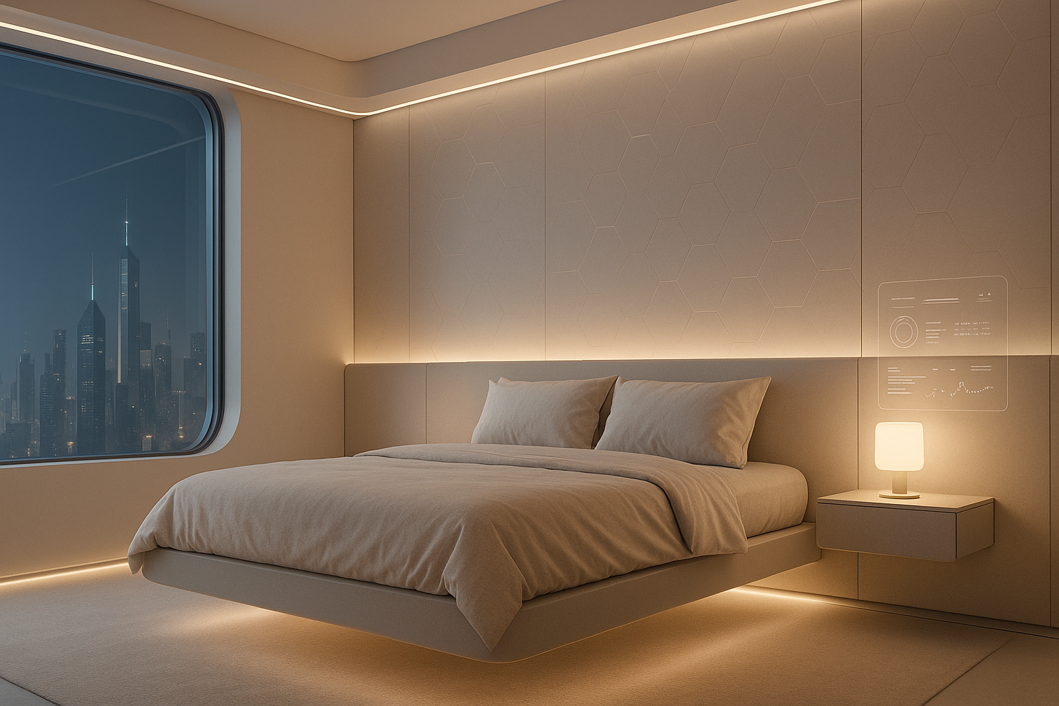 Photo of a study hall with wooden tables and chairs.